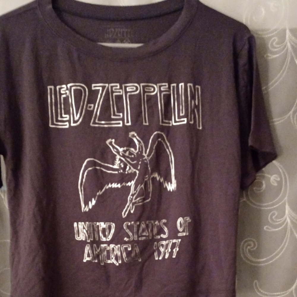 LED Zepplin Original T Shirt. CROPPED